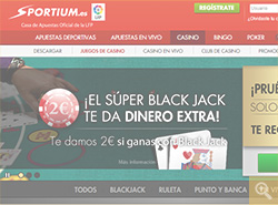 jugar blackjack en sportium casino online